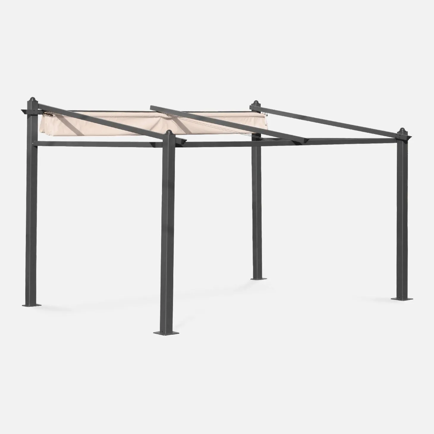 Muurpergola 3x4m