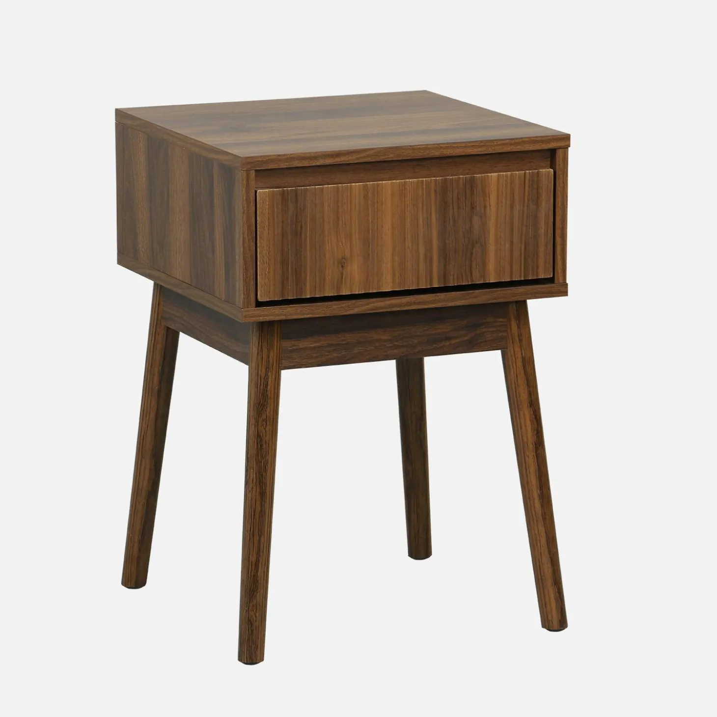 Nachtkastje houtdecor 1 lade
