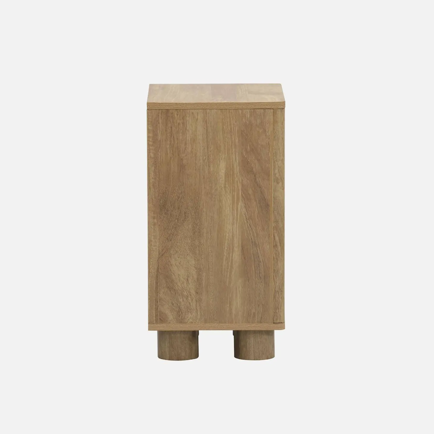 Nachtkastje houtdecor 1 omkeerbare deur