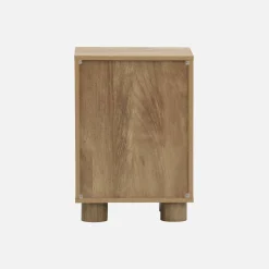 Nachtkastje houtdecor 1 omkeerbare deur