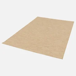 Natuurlijk jute-effect vloerkleed voor binnen en buiten