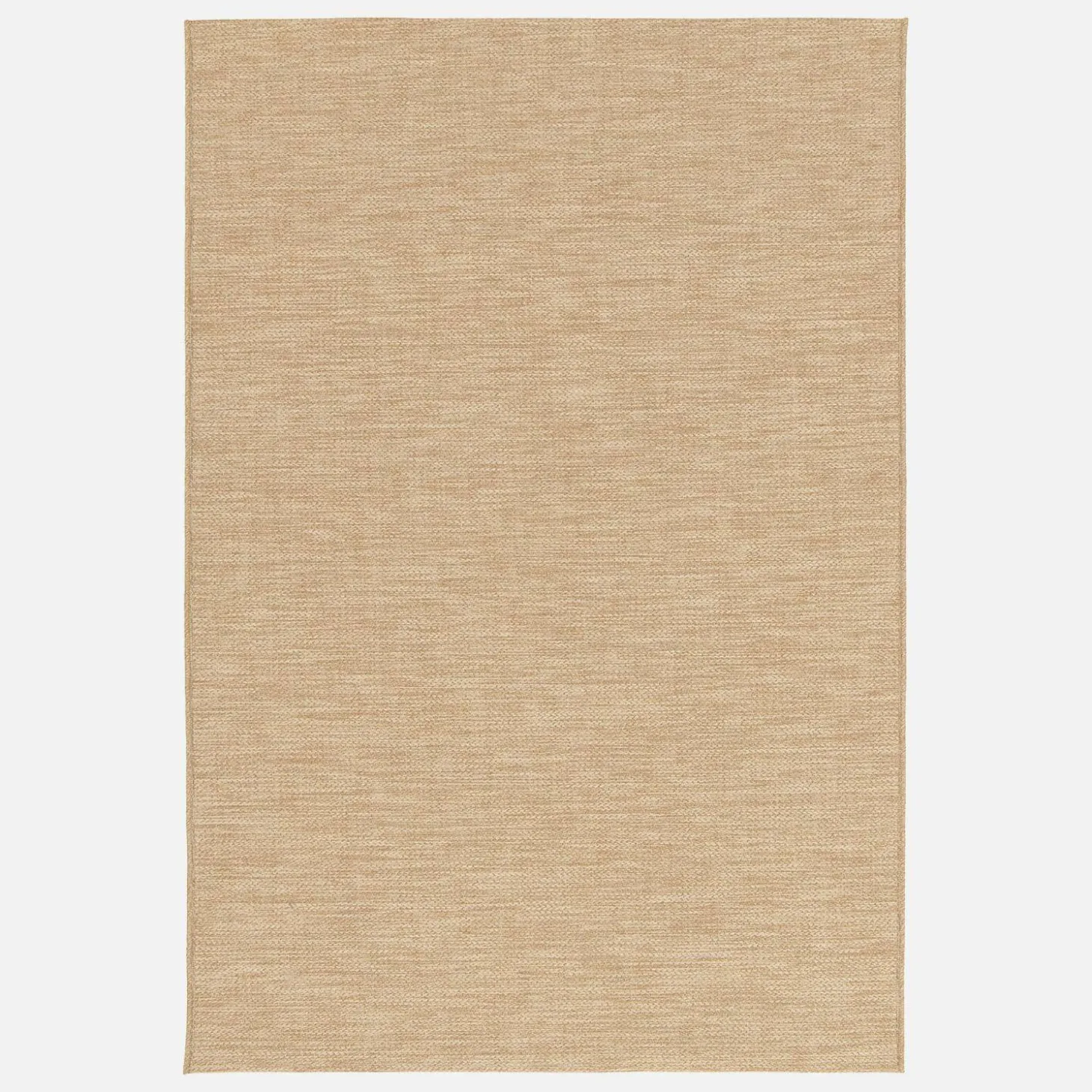 Natuurlijk jute-effect vloerkleed voor binnen en buiten