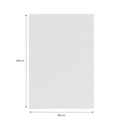 Natuurlijk jute-effect vloerkleed voor binnen en buiten