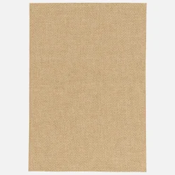 Natuurlijk jute-effect vloerkleed voor binnen en buiten