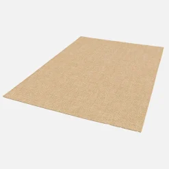 Natuurlijk jute-effect vloerkleed voor binnen en buiten