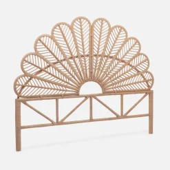 Natuurlijk rotan hoofdbord