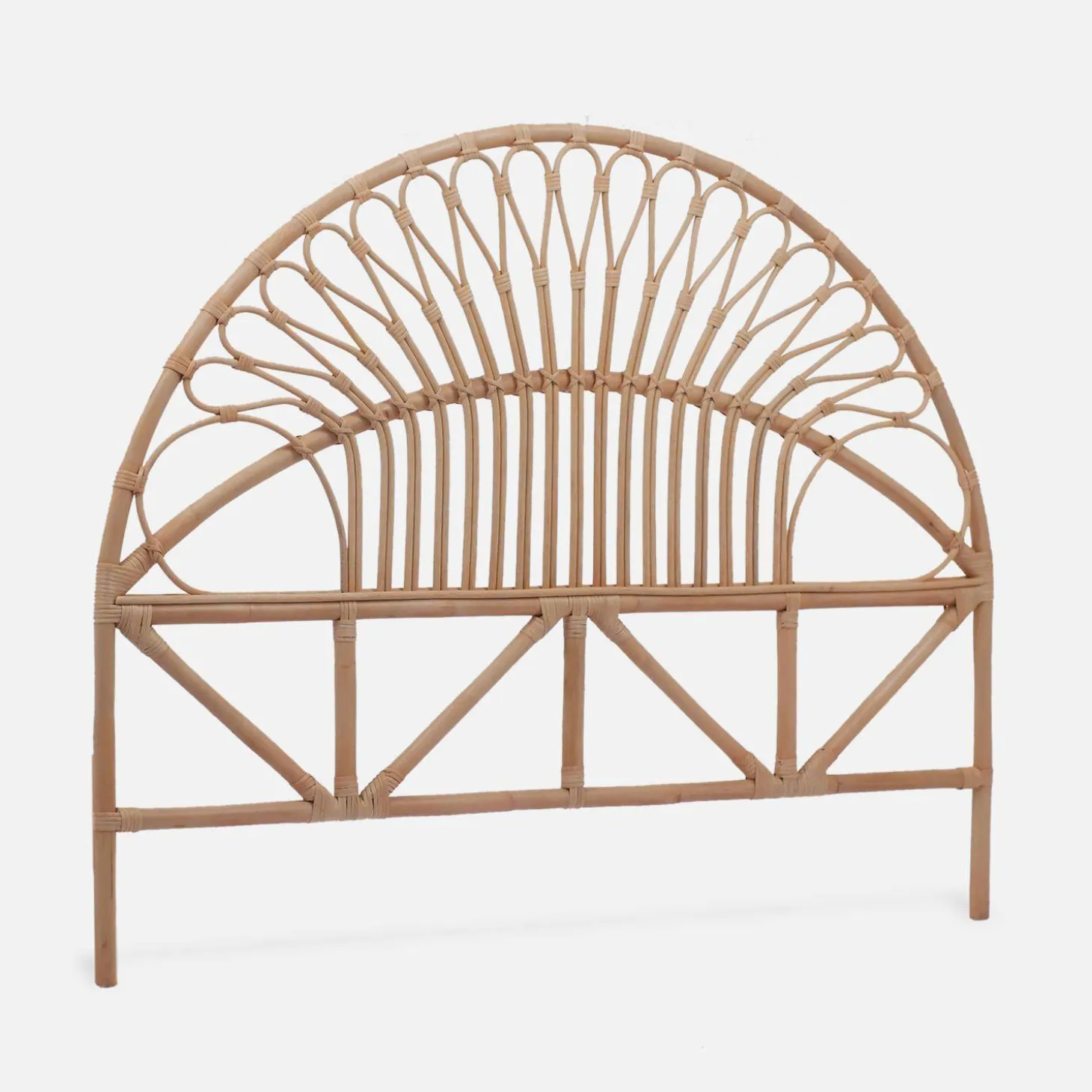 Natuurlijk rotan hoofdbord