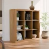 3-niveau kubusvormige boekenkast met 9 vakken