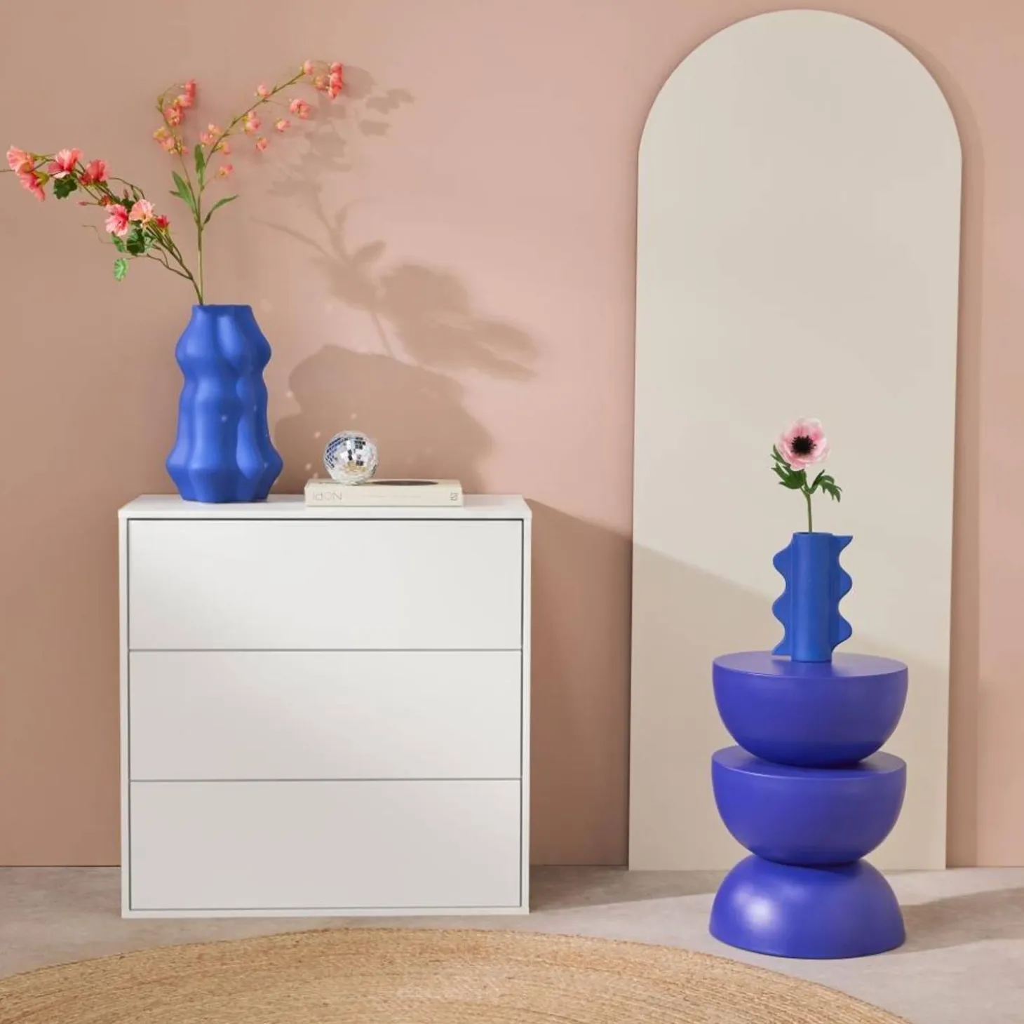 Opbergmodule decor houtdecor 3 lades 70cm