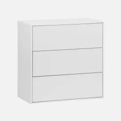 Opbergmodule decor houtdecor 3 lades 70cm