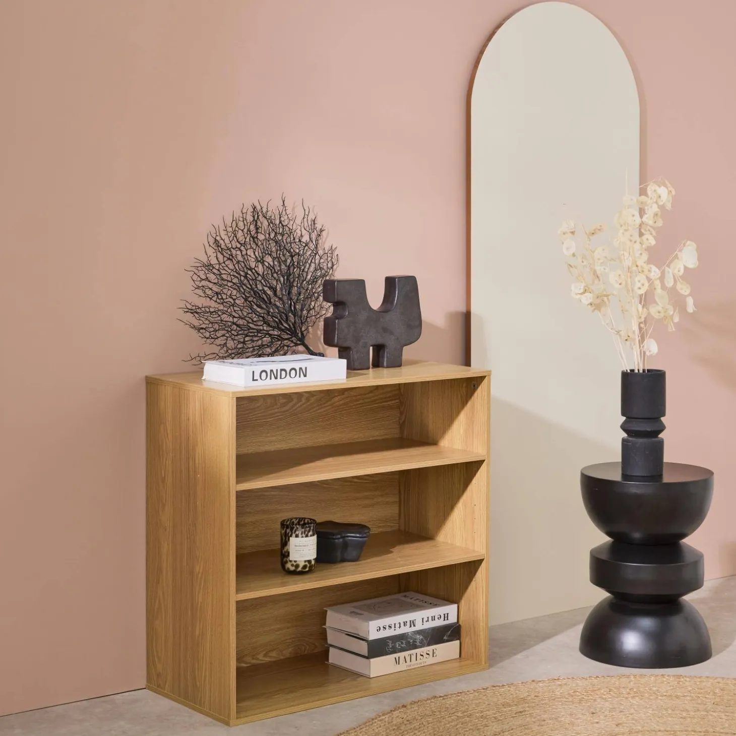 Opbergmodule decor houtdecor 2 planken 70cm