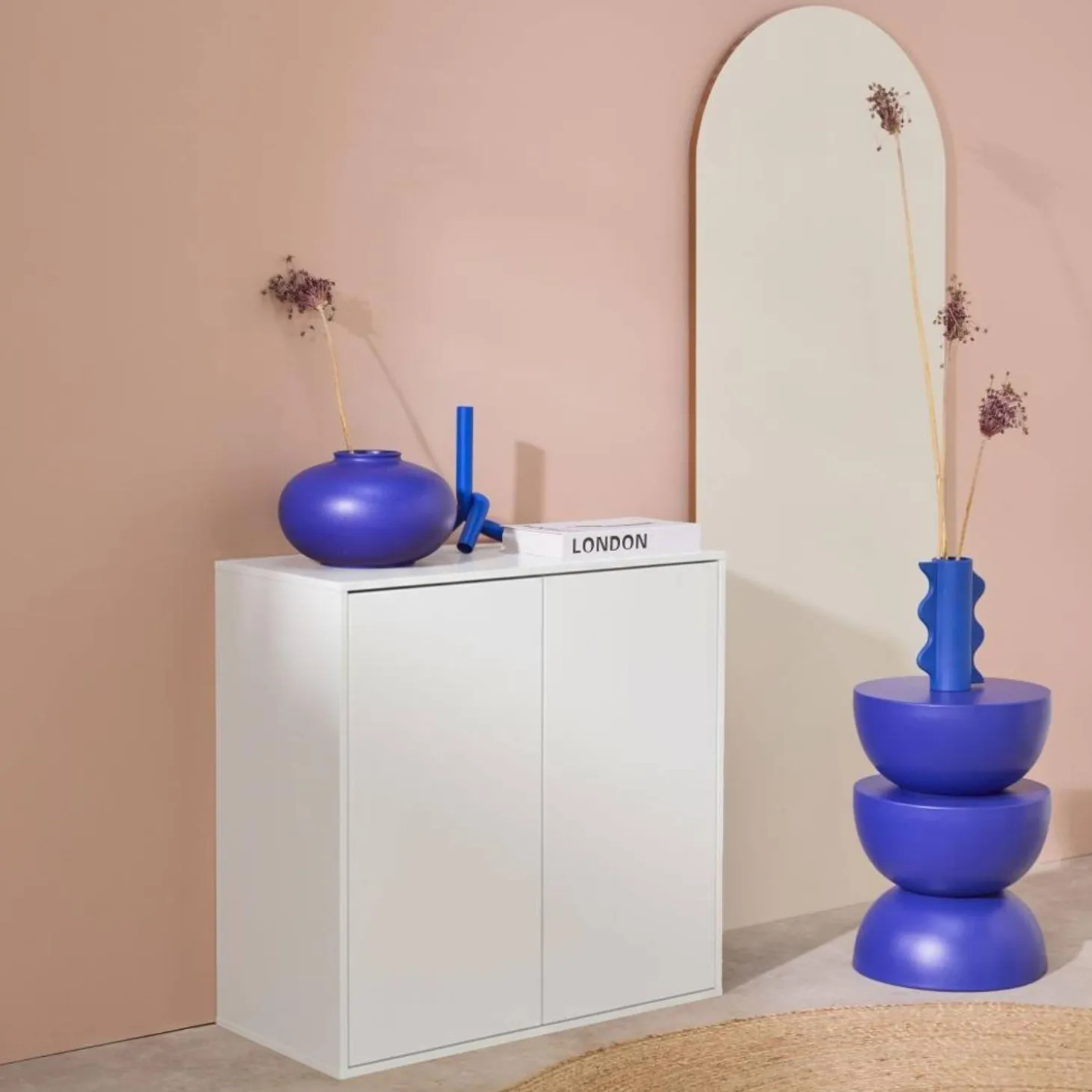 Opbergmodule houtdecor 2 deuren 70cm