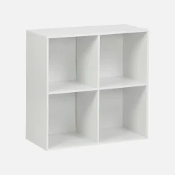 Opbergmodule houtdecor 4 vakken 70cm