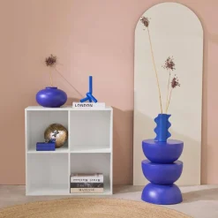 Opbergmodule houtdecor 4 vakken 70cm