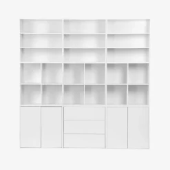 Opbergmodule houtdecor 4 vakken 70cm