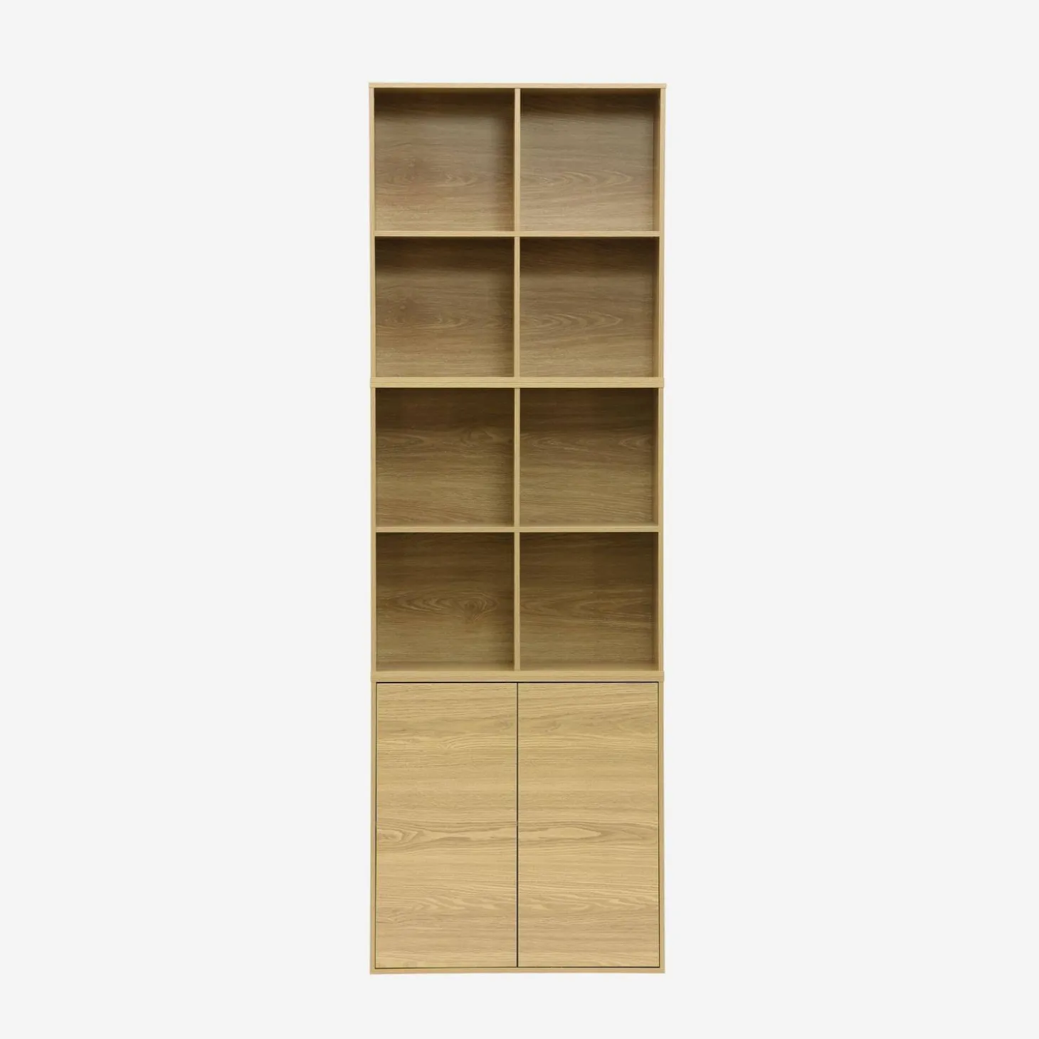 Opbergmodule houtdecor 4 vakken 70cm