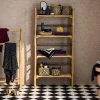 Open kast met 4 niveaus van bamboe 66cm