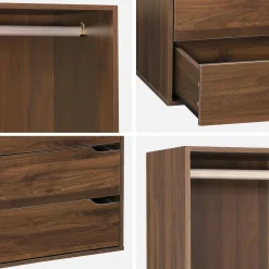 Open kledingkast module hangruimte en 4 lades