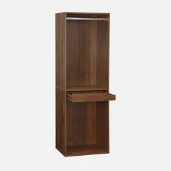 Open kledingkast module met hangruimtes