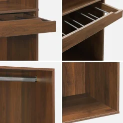 Open kledingkast module met hangruimtes