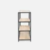 Open wandkast metaal asymmetrisch 5 vakken 114cm
