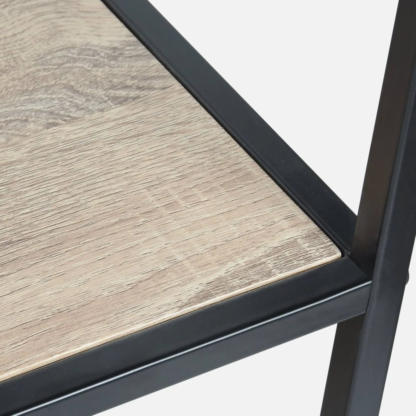 Open wandkast metaal asymmetrisch 5 vakken 114cm