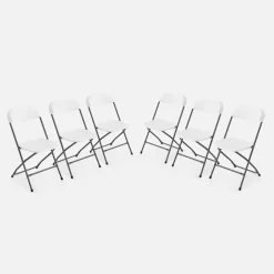 Opklapbare receptie stoel (set van 6)