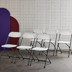 Opklapbare receptie stoel (set van 6)
