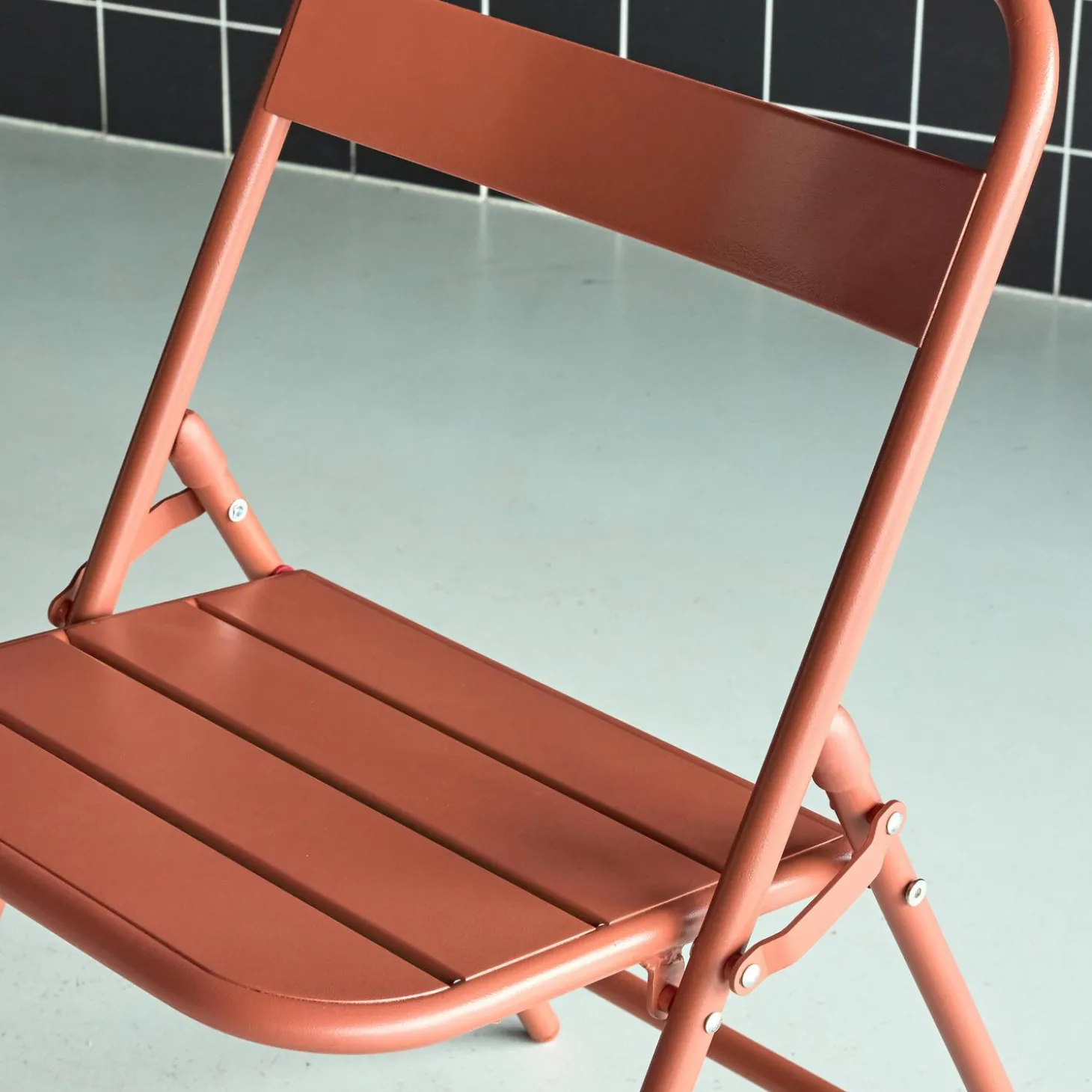 Opklapbare tuinstoelen metaal (set van 4)