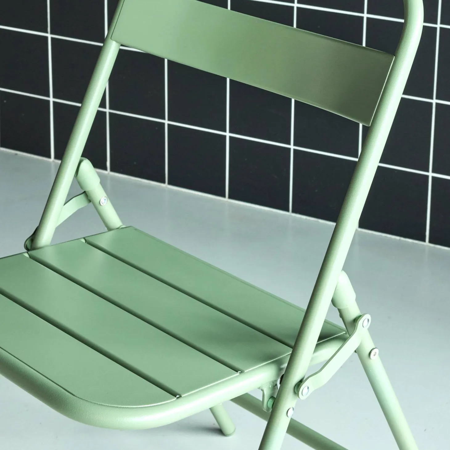 Opklapbare tuinstoelen metaal (set van 2)