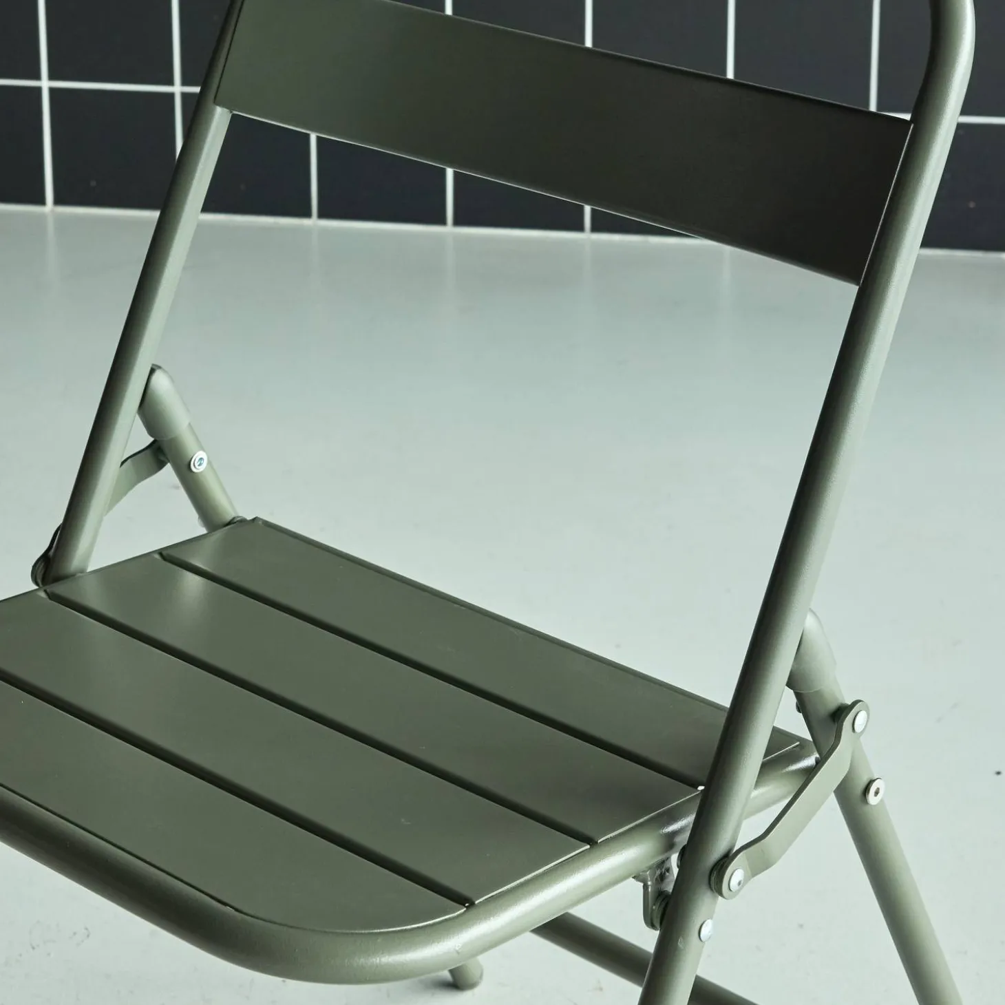 Opklapbare tuinstoelen metaal (set van 4)