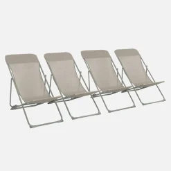 Opklapbare tuinstoel (set van 4)