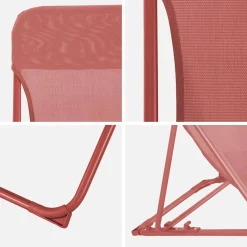 Opklapbare tuinstoel (set van 2)
