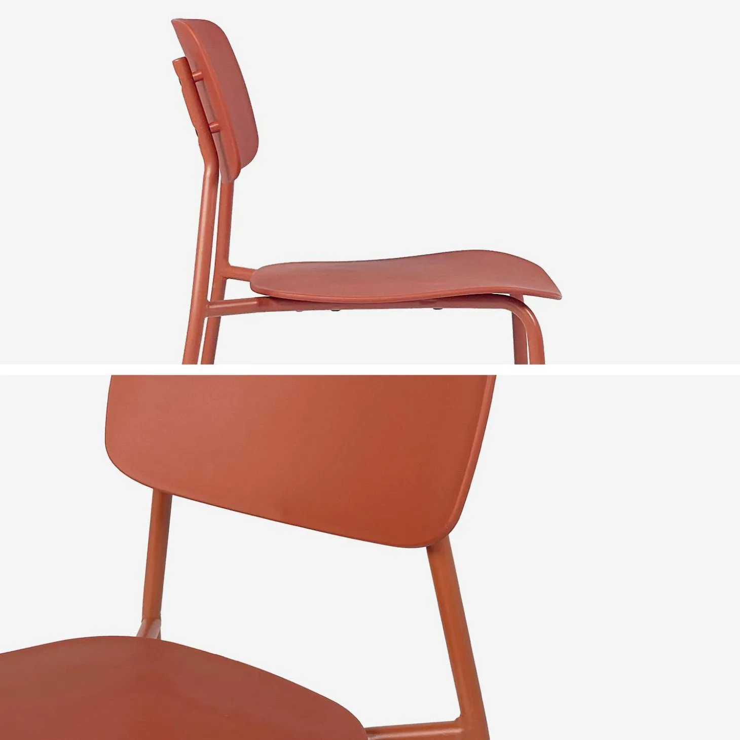 Opklapbare tuintafel + 6 stoelen metaal