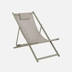 Opvouwbare tuinstoel met kussen (Set van 2)