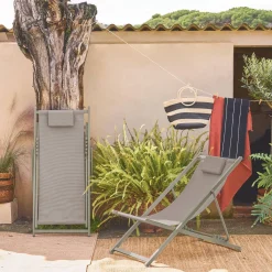 Opvouwbare tuinstoel met kussen (Set van 2)