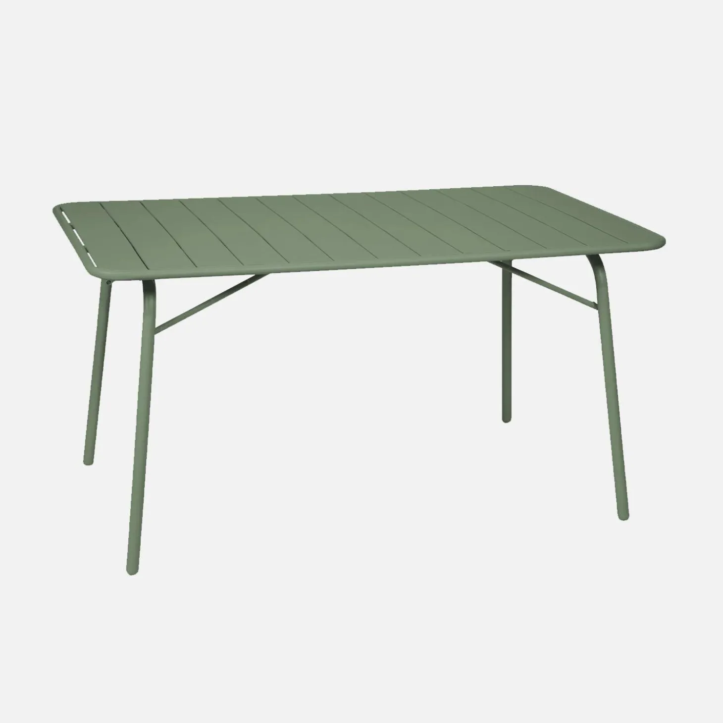 Opvouwbare tuintafel 6 plaatsen metaal