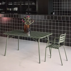 Opvouwbare tuintafel 6 plaatsen metaal