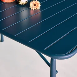 Opvouwbare tuintafel 6 plaatsen metaal