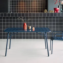 Opvouwbare tuintafel 6 plaatsen metaal
