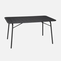 Opvouwbare tuintafel 6 plaatsen metaal