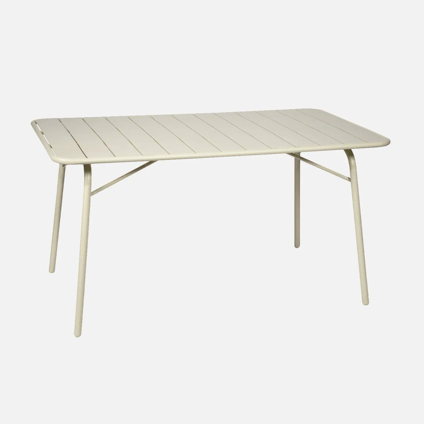 Opvouwbare tuintafel 6 plaatsen metaal