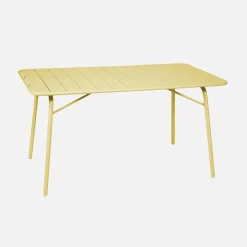 Opvouwbare tuintafel 6 plaatsen metaal