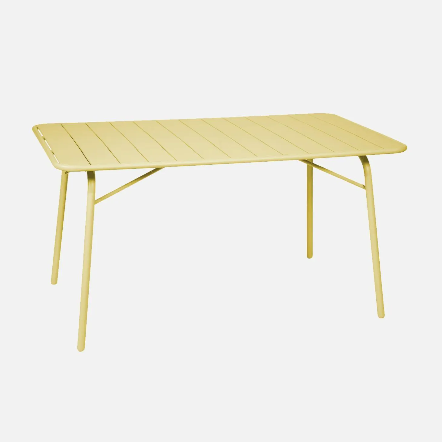 Opvouwbare tuintafel 6 plaatsen metaal