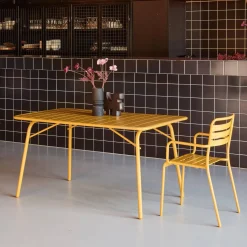 Opvouwbare tuintafel 6 plaatsen metaal