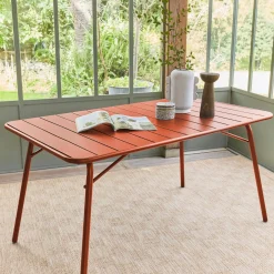 Opvouwbare tuintafel 6 plaatsen metaal