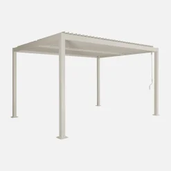 Pergola met lamellendak 4x3m verstelbare lamellen