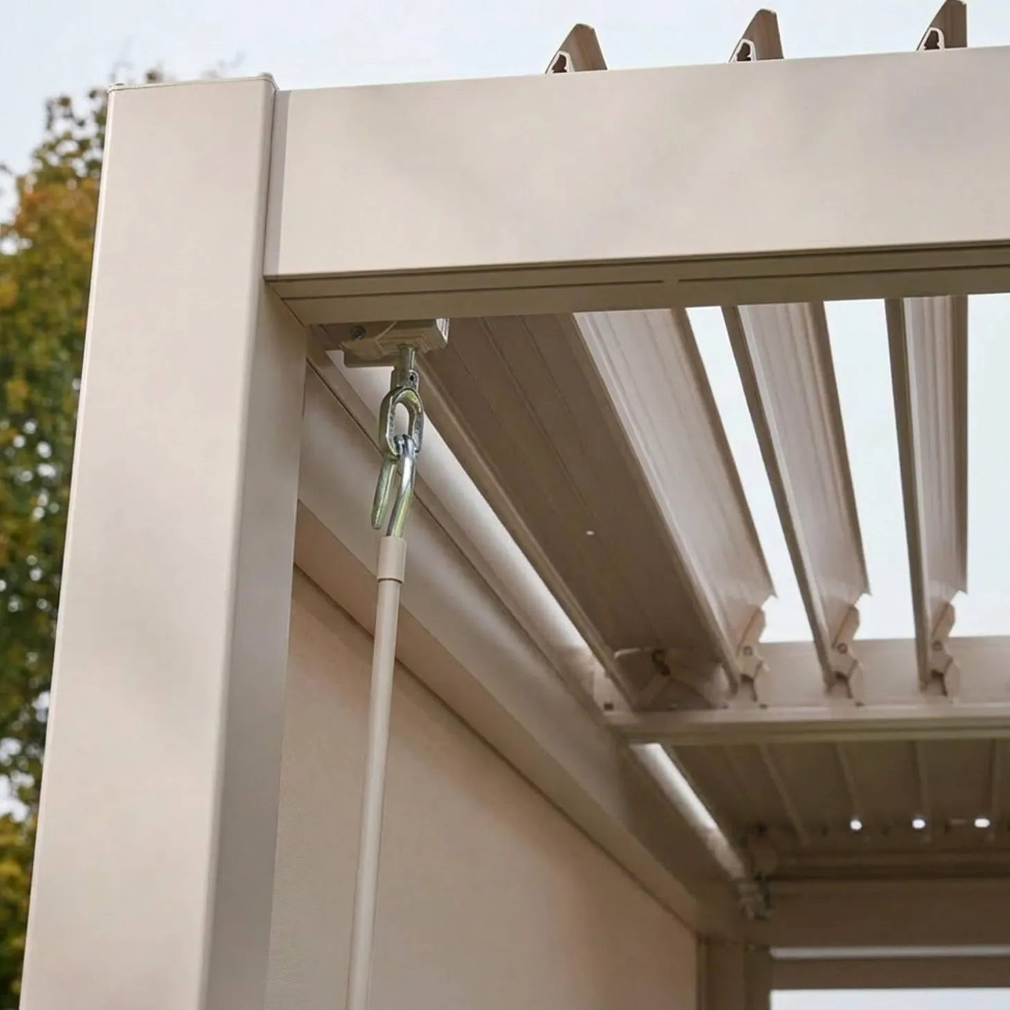 Pergola met lamellendak 4x3m verstelbare lamellen