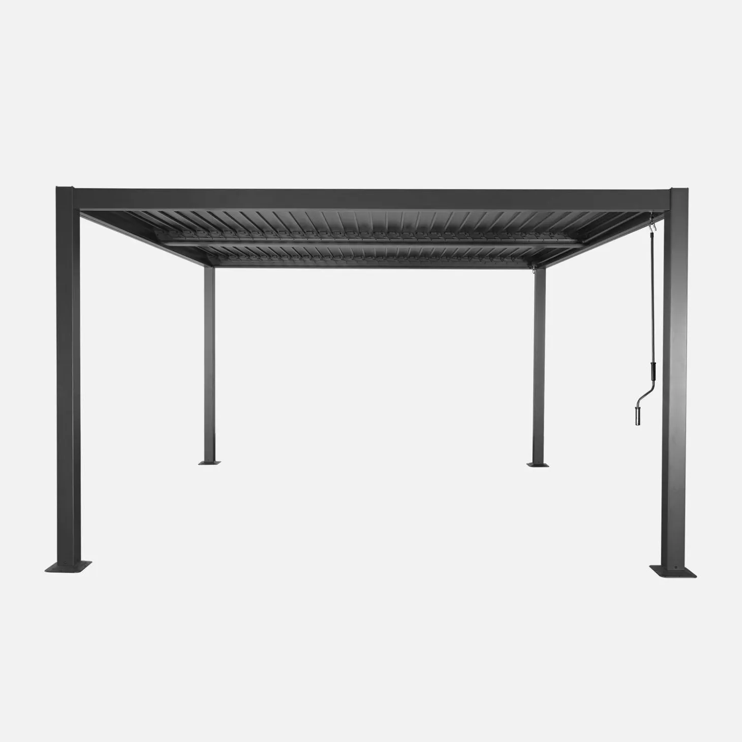 Pergola met lamellendak 3,6x3,6m verstelbare lamellen