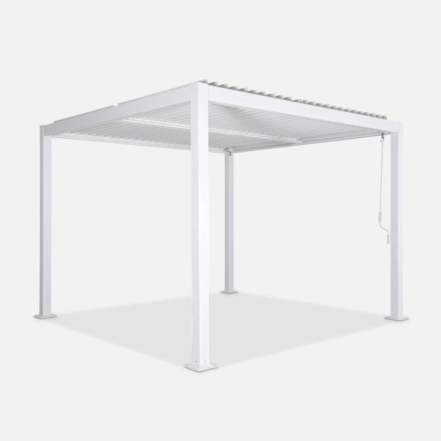 Pergola met lamellendak 3x3m verstelbare lamellen